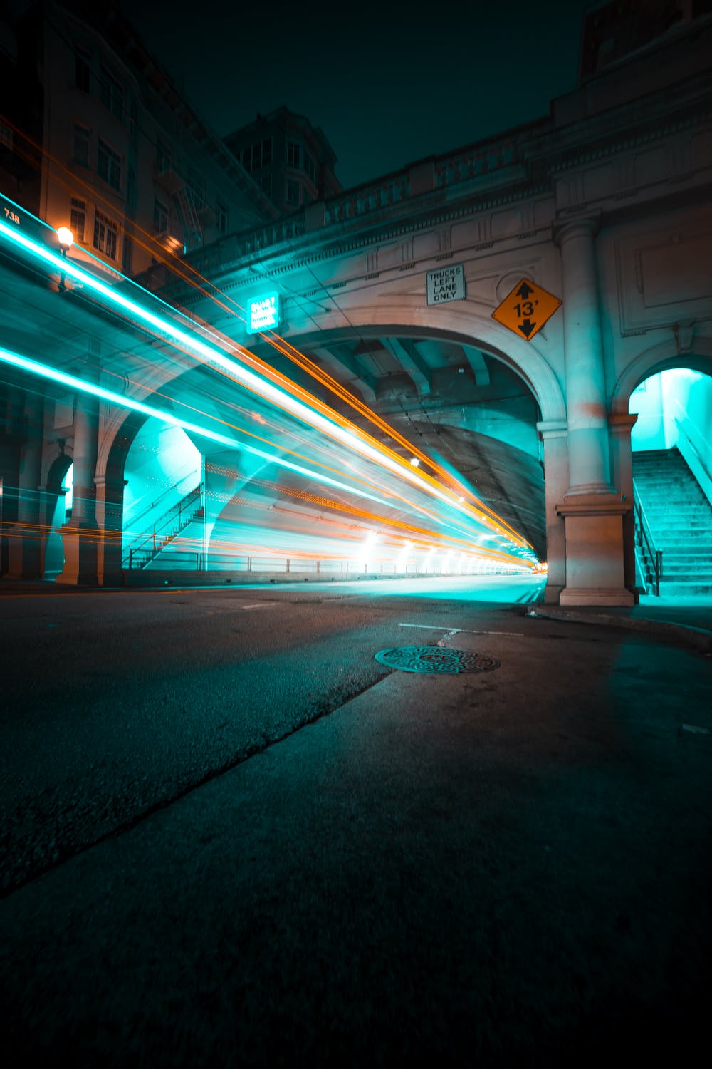 brücke und lichter