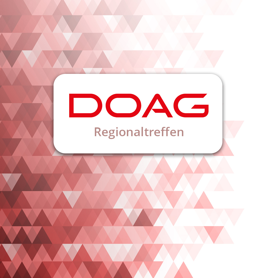 DOAG Regionaltreffen Osnabrück/Bielefeld/Münster - Geschäftsstelle Paderborn - 25.03.2026 - 17.00 Uhr